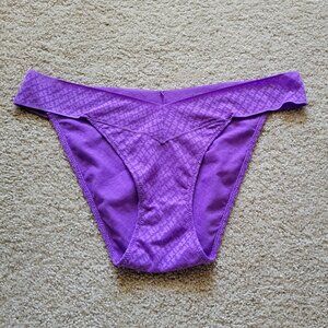 SKIMS Logo Mesh Cheeky Brief - Ultra Violet - XL